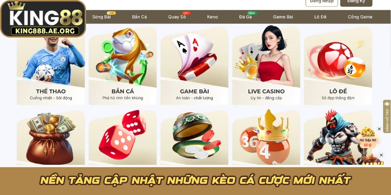 Nền tảng cập nhật những kèo cá cược mới nhất Nền tảng cập nhật những kèo cá cược mới nhất