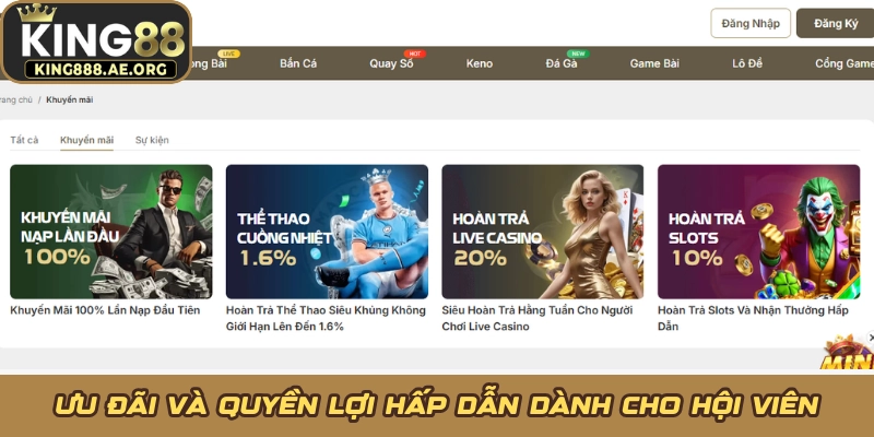 Ưu đãi và quyền lợi hấp dẫn dành cho hội viên Ưu đãi và quyền lợi hấp dẫn dành cho hội viên